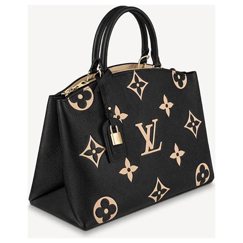 louis vuitton grand palais black|Louis Vuitton tote with strap.